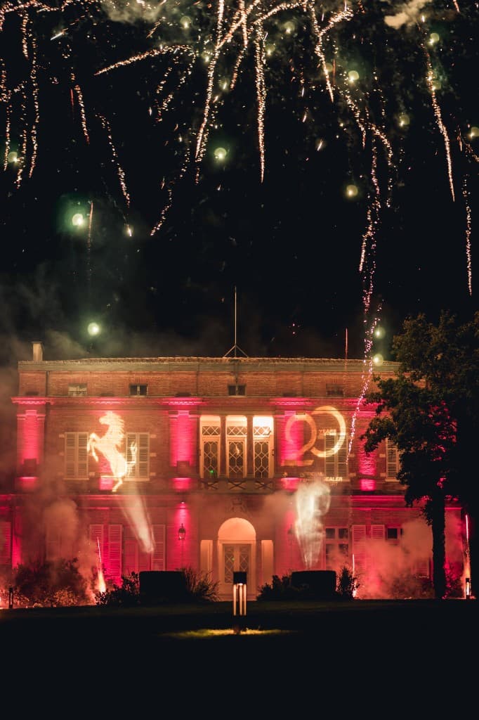 Soirée d'entreprise illuminée au Château de Roquefoulet