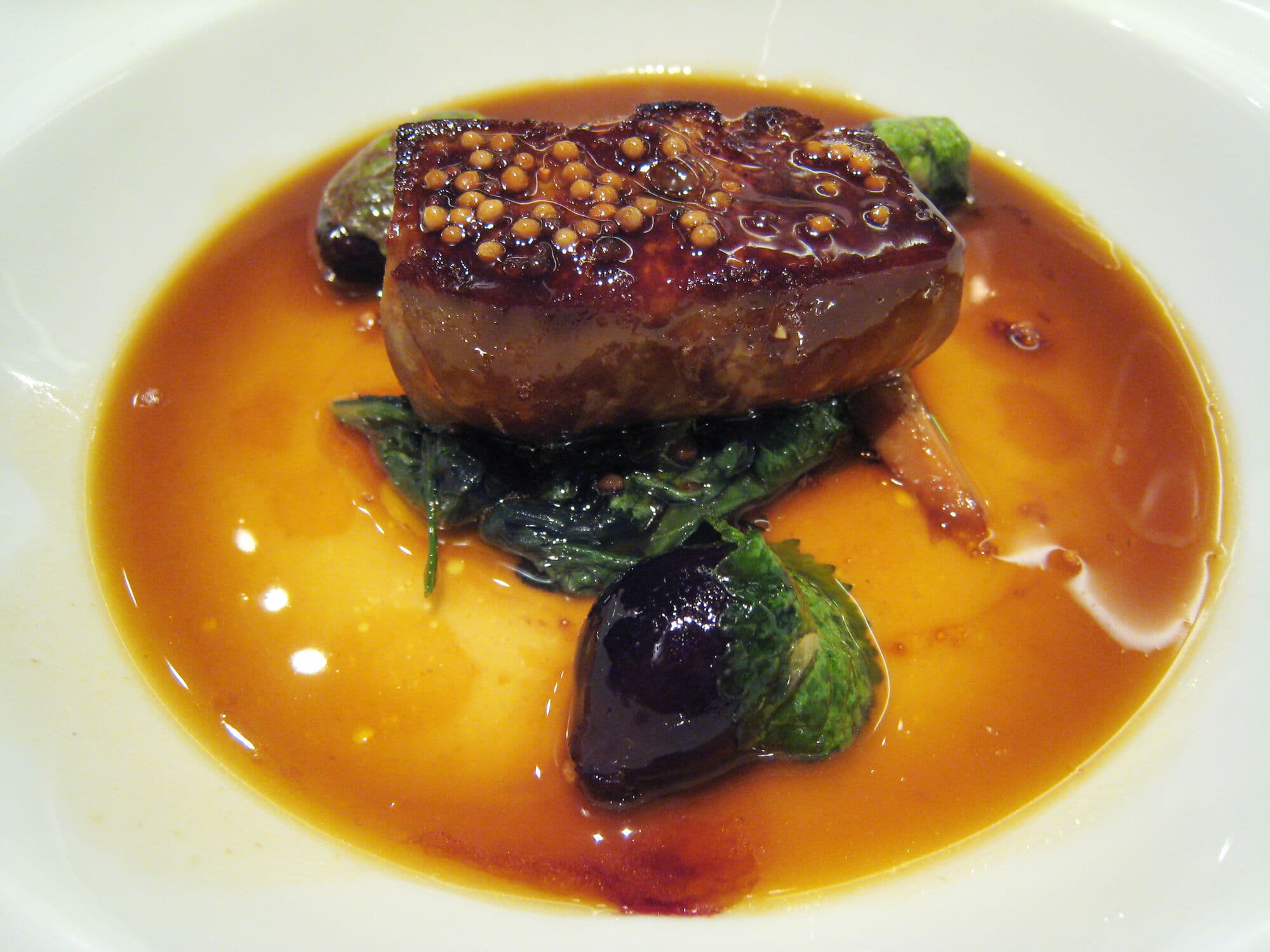 Escalope de foie gras poêlée