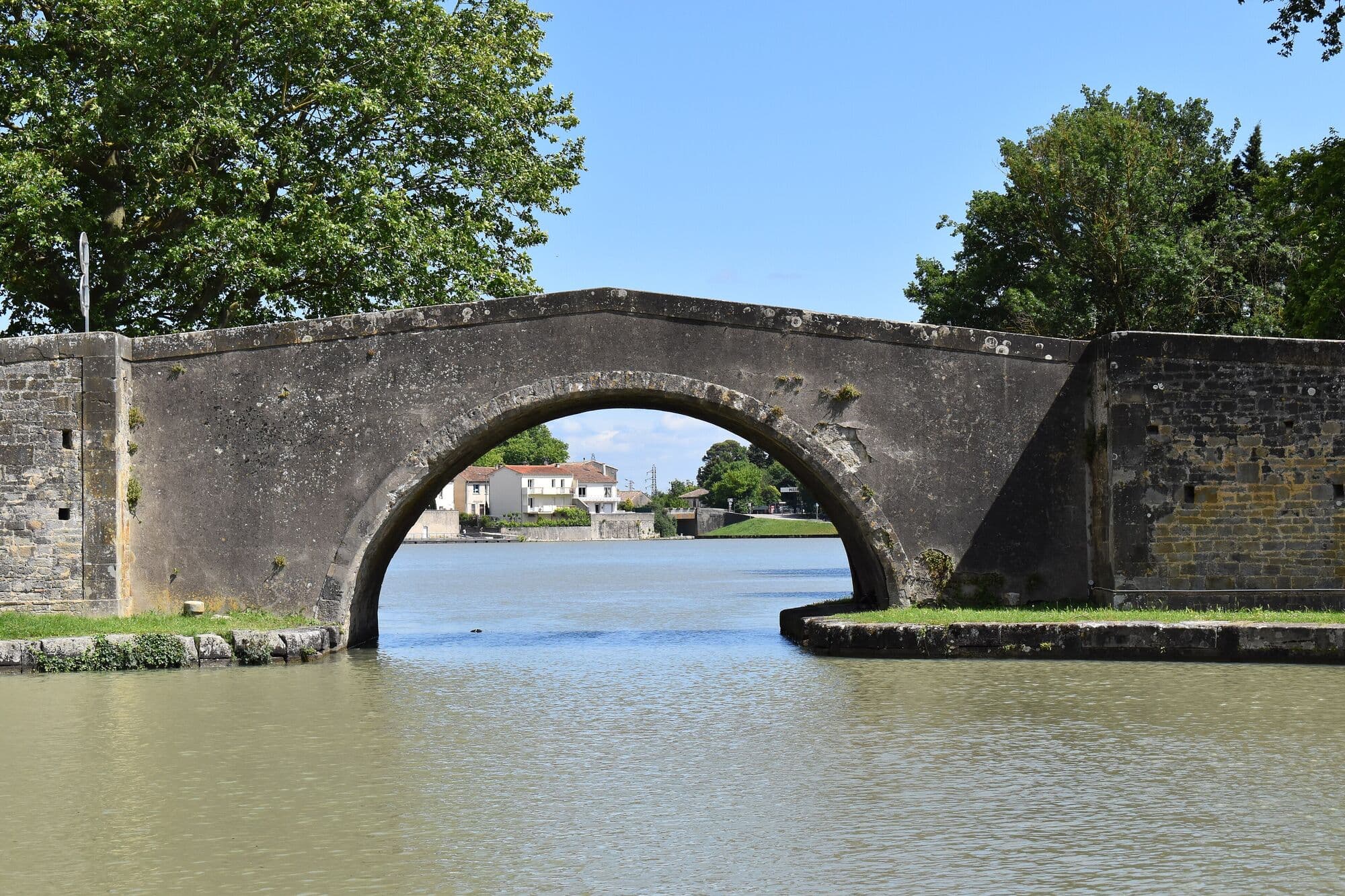 Le canal du Midi à Castelnaudary